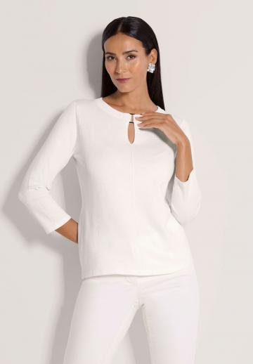 Пуловер с рукавом три четверти