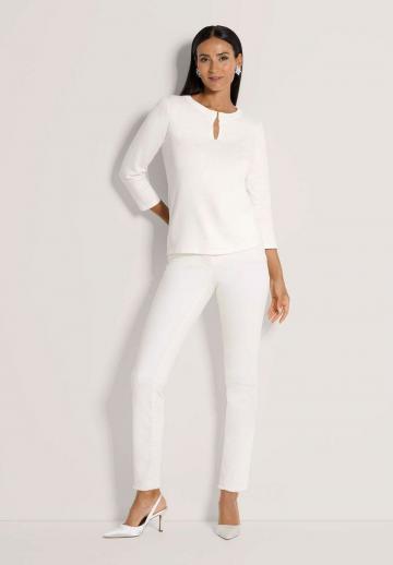 Пуловер с рукавом три четверти