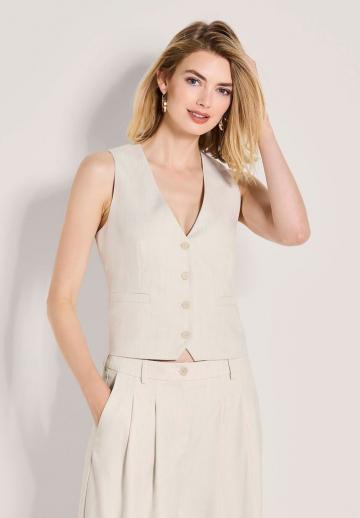 Джинсовая жилетка