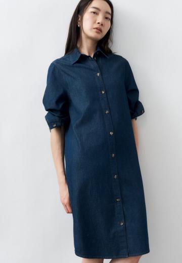 Джинсовое платье