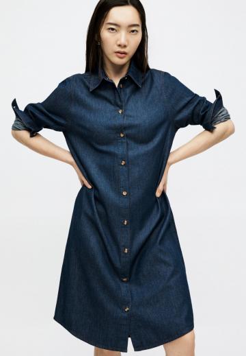 Джинсовое платье