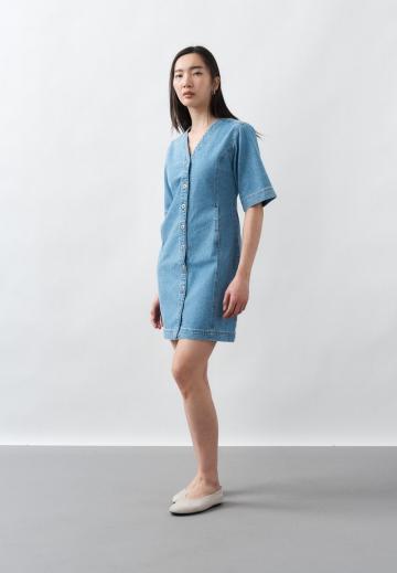 Джинсовое платье