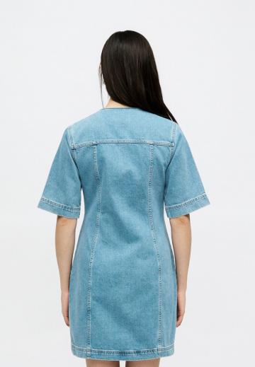 Джинсовое платье