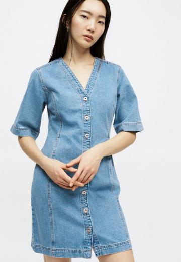 Джинсовое платье