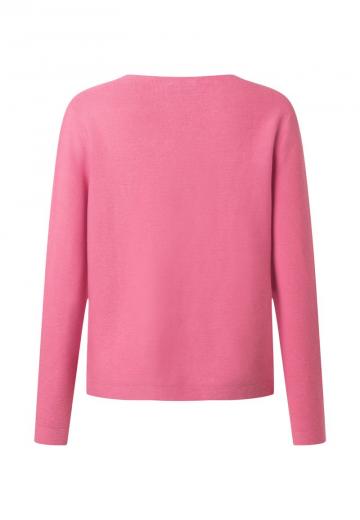 Пуловер с вырезом V