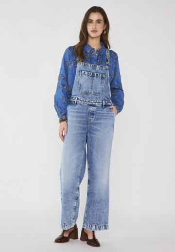 Джинсовый комбинезон