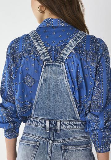 Джинсовый комбинезон