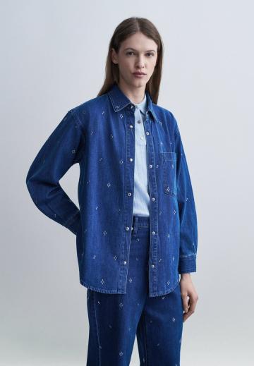 Джинсовая блузка