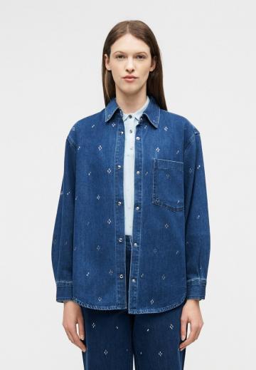 Джинсовая блузка