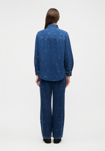 Джинсовая блузка