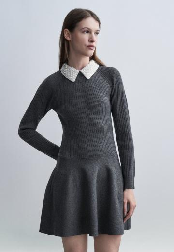 Вязаное платье