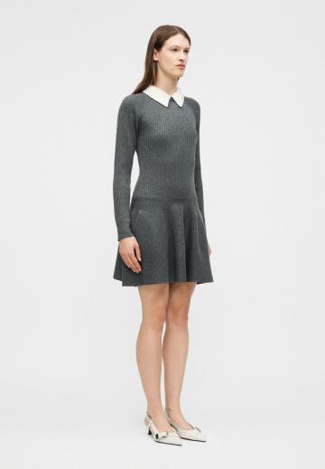 Вязаное платье