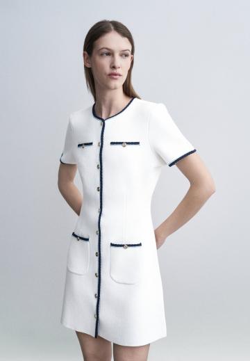 Вязаное платье