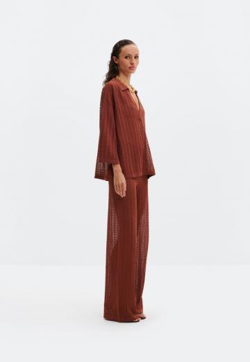 Пуловер с рукавом три четверти