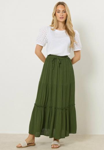 Юбка с воланами