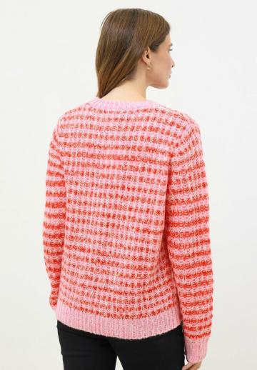 Пуловер в полоску