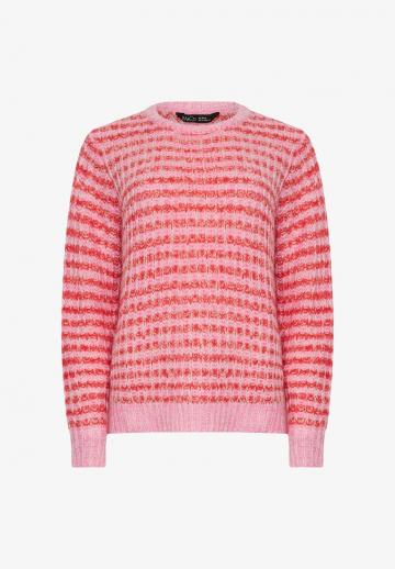 Пуловер в полоску