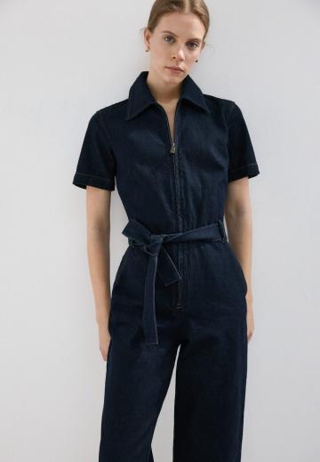 Джинсовый комбинезон