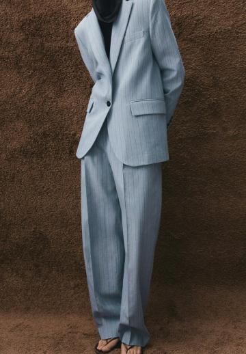 Длинный блейзер