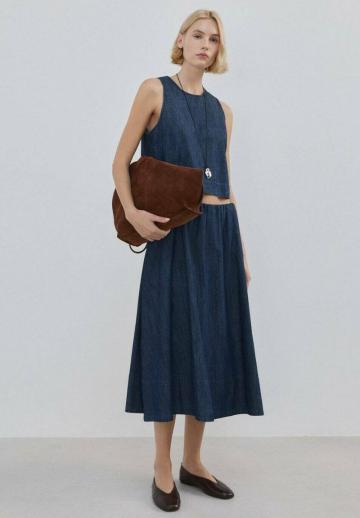 Джинсовый комбинезон