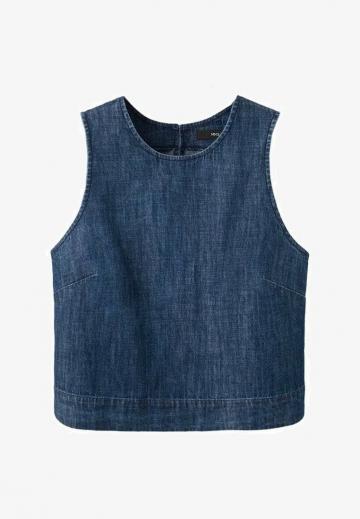 Джинсовый комбинезон