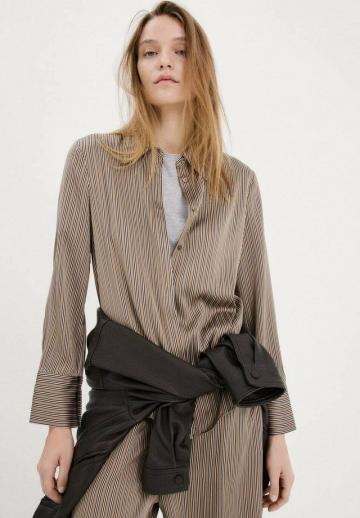 Атласная блузка