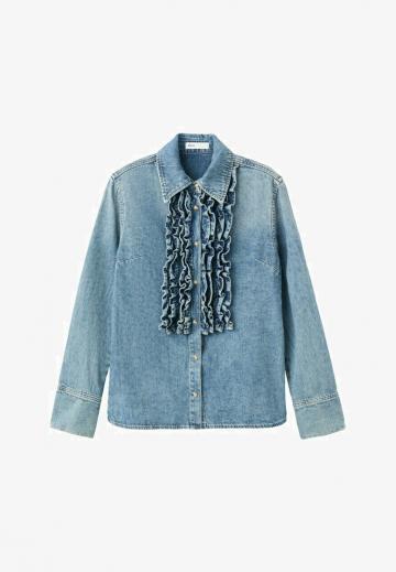 Джинсовая блузка