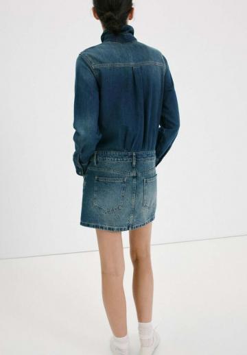 Джинсовое платье