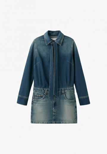 Джинсовое платье