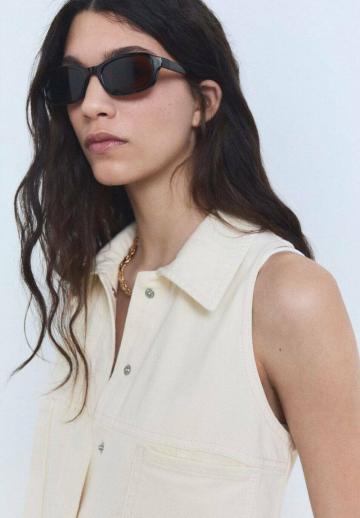 Джинсовый комбинезон