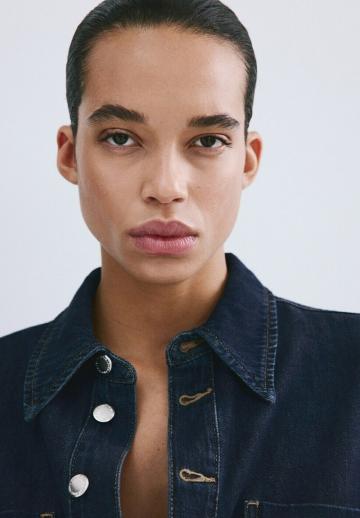 Джинсовый комбинезон