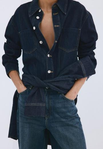 Джинсовый комбинезон