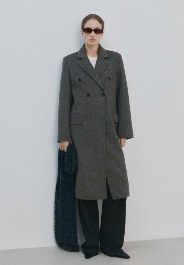 Шерстяное пальто
