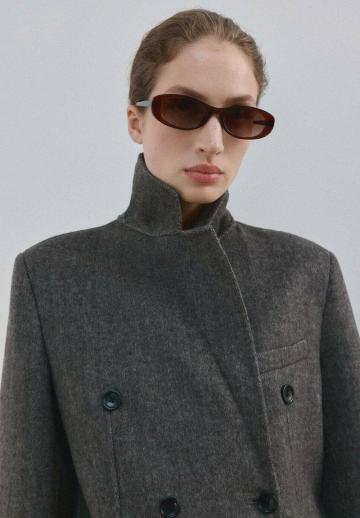 Шерстяное пальто