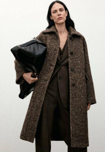 Шерстяное пальто