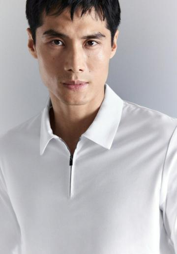 Поло с длинным рукавом