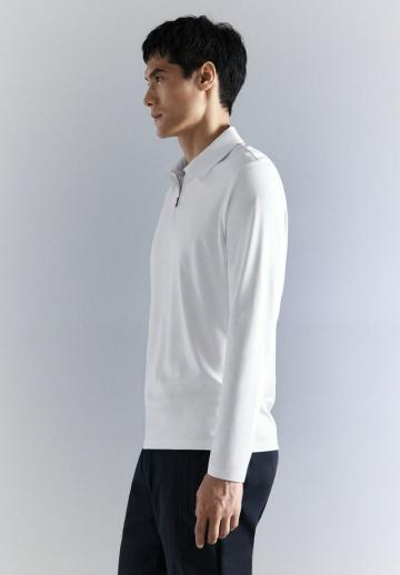 Поло с длинным рукавом