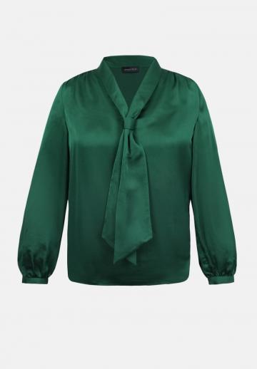 Атласная блузка