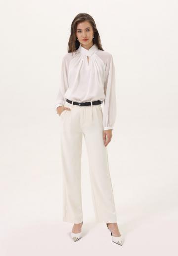 Атласная блузка