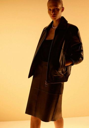 Кожаная юбка