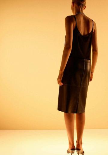 Кожаная юбка