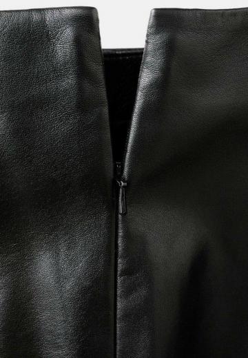 Кожаная юбка