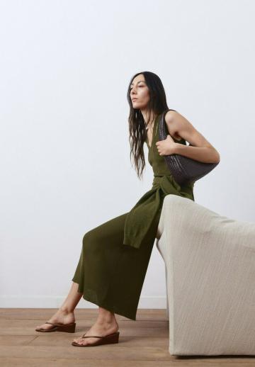 Вязаное платье