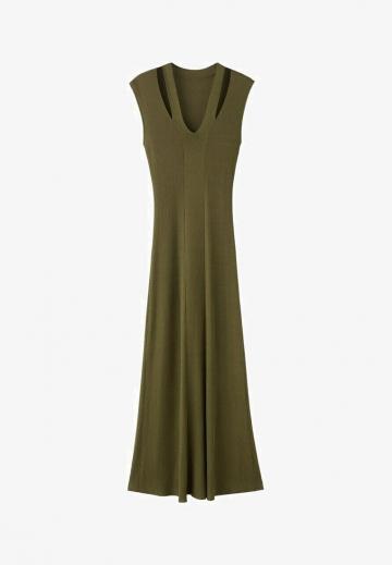 Вязаное платье