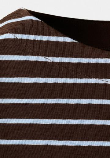 Пуловер в полоску