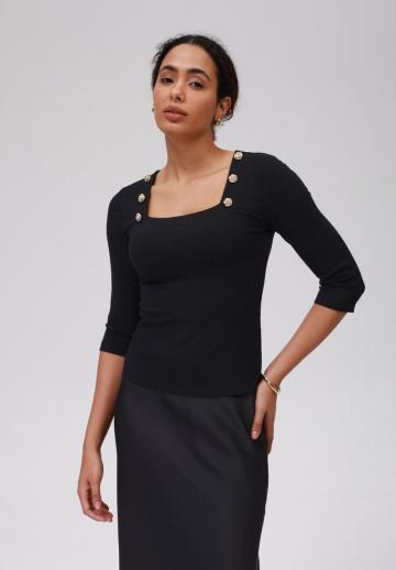 Майка с рукавом три четверти