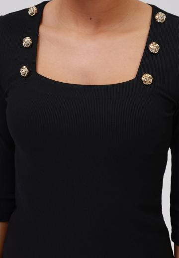 Майка с рукавом три четверти