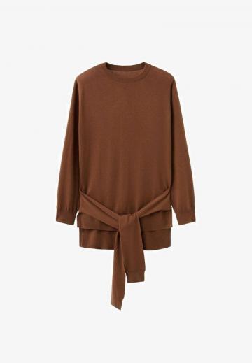 Длинный пуловер