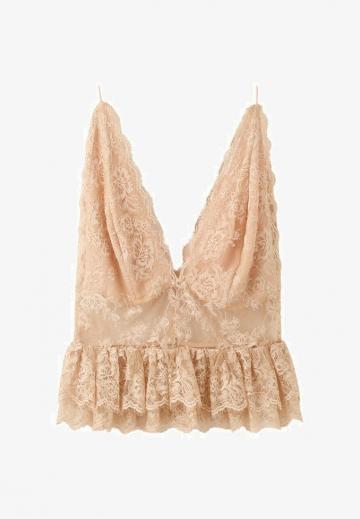 Топ на бретельках