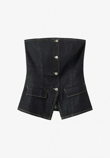 Джинсовый комбинезон